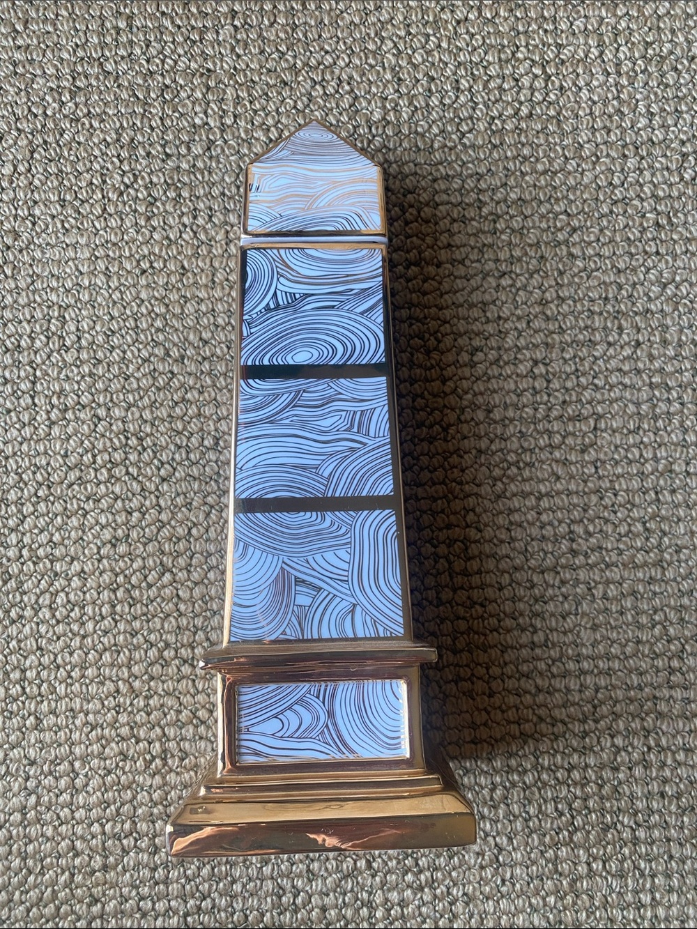 Jonathan Adler - Obelisk Fireplace Match Box - Picture 2 of 6